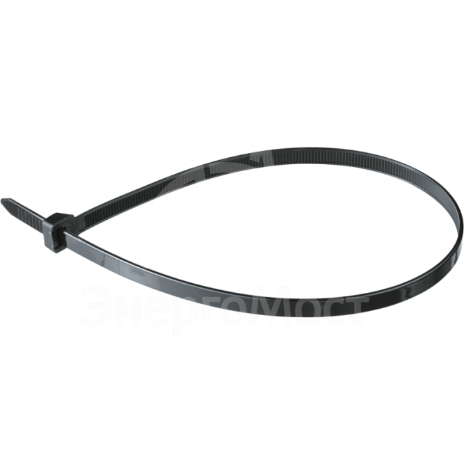 Хомут кабельный 71 346 NCT-076-400-100/BL 7.6х400 нейл. черн. (уп.100шт) Navigator 71346