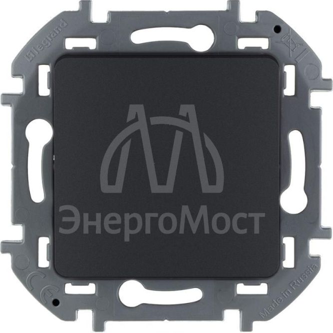 Переключатель 1-кл Inspiria 250В 10AX антрацит Leg 673653