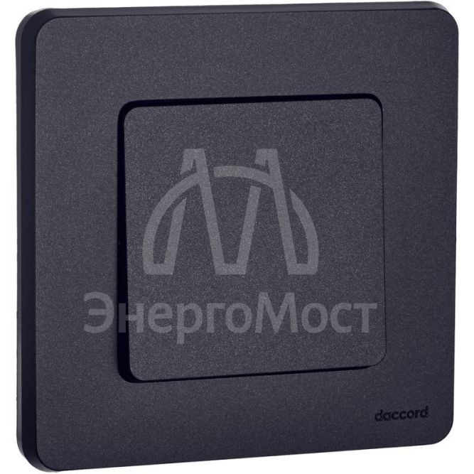 Переключатель 1-кл Inspiria 250В 10AX антрацит Leg 673653