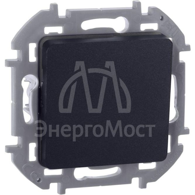 Переключатель 1-кл Inspiria 250В 10AX антрацит Leg 673653