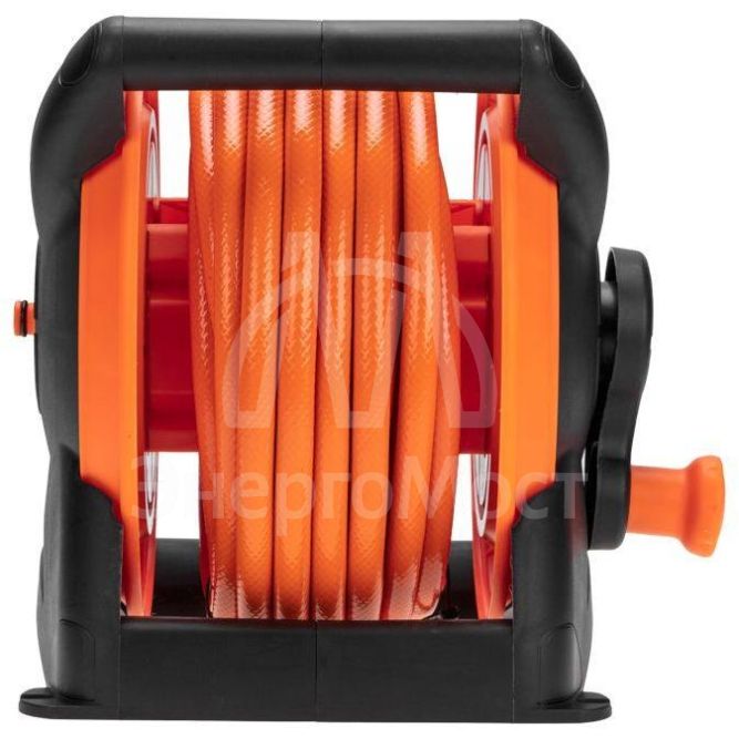 Катушка со шлангом 1/2дюйм 15м 3 коннектора 1 распылитель ЧЕТЫРЕ СЕЗОНА 62-0267