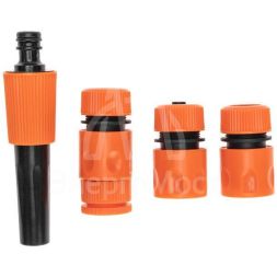 Катушка со шлангом 1/2дюйм 15м 3 коннектора 1 распылитель ЧЕТЫРЕ СЕЗОНА 62-0267