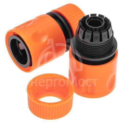 Катушка со шлангом 1/2дюйм 15м 3 коннектора 1 распылитель ЧЕТЫРЕ СЕЗОНА 62-0267