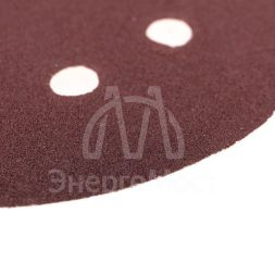 Диск абразивный на ворсовой основе на липучке перфорированный P120 125мм (уп.10шт) Kranz KR-91-1168