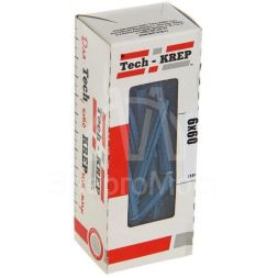 Дюбель четырехраспорный (универсальный) Чапай 6х60 шипы+усы (полипропилен) (уп.40шт) Tech-KREP 111470