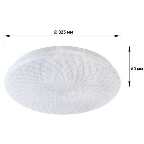 Светильник светодиодный SPB-6 Slim 3 36-6K 36Вт 6500К потолочный без ДУ ЭРА Б0053330