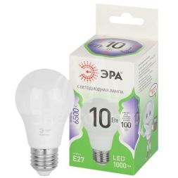 Лампа светодиодная GREEN LINE A60-10W-865-E27 GL 10Вт A60 6500К холодный бел. E27 Эра Б0067090