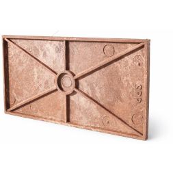 Плита для закрытия кабеля ПЗК &amp;quot;ОСТОРОЖНО КАБЕЛЬ&amp;quot; 240х480х16 красн. ПромПласт 240