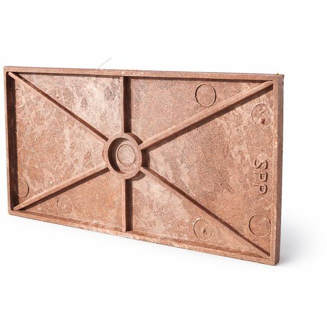 Плита для закрытия кабеля ПЗК &amp;quot;ОСТОРОЖНО КАБЕЛЬ&amp;quot; 240х480х16 красн. ПромПласт 240