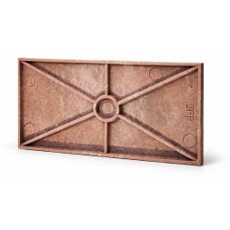 Плита для закрытия кабеля ПЗК &amp;quot;ОСТОРОЖНО КАБЕЛЬ&amp;quot; 240х480х16 красн. ПромПласт 240