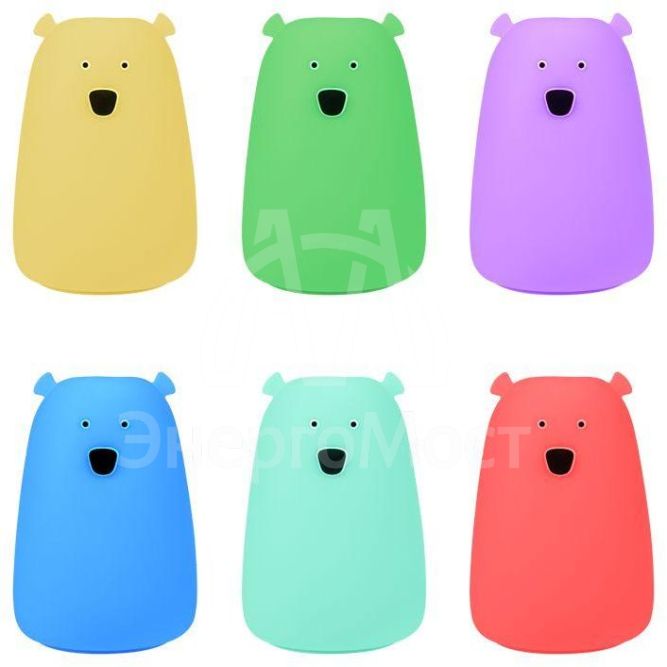 Ночник силиконовый &amp;quot;Медведь&amp;quot; Neon-Night 503-009