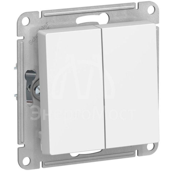 Выключатель 2-кл. AtlasDesign сх.5 10АХ механизм лотос SE ATN001351