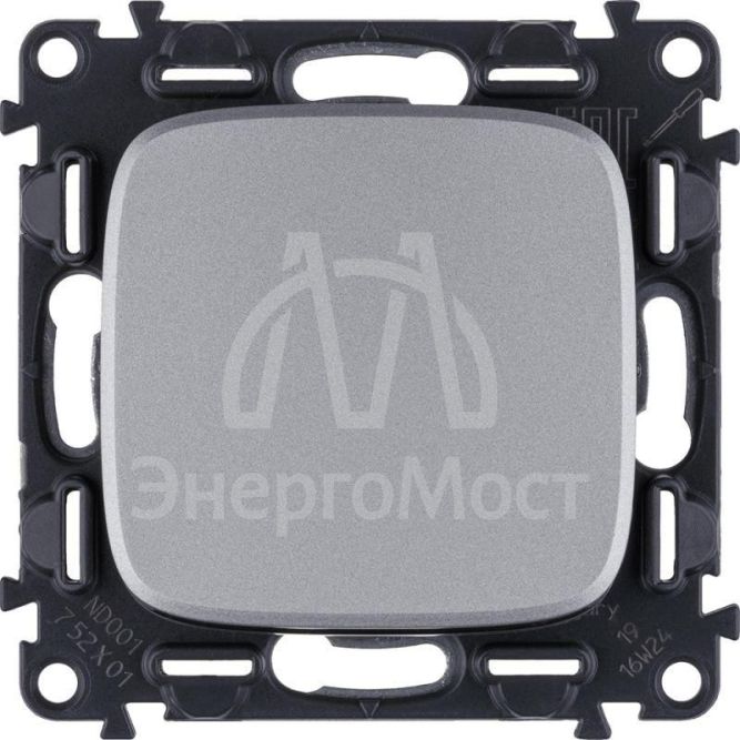 Механизм выключателя 1-кл. СП Valena Allure 10А IP20 250В 10AX с лиц. панелью безвинт. зажимы алюм. Leg 752901