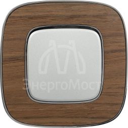 Механизм выключателя 1-кл. СП Valena Allure 10А IP20 250В 10AX с лиц. панелью безвинт. зажимы алюм. Leg 752901