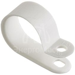 Скоба крепежная 20мм нейлон. бел. (уп.50шт) IEK USK11-20-050-K01
