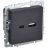 Розетка BRITE USB A+C 18Вт РЮ11-1-БрЧ черн. IEK BR-U22-018-K02