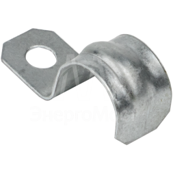 Скоба крепежная однолапковая d16-17мм метал. (уп.10шт) PROxima EKF sm-1-16-17-r