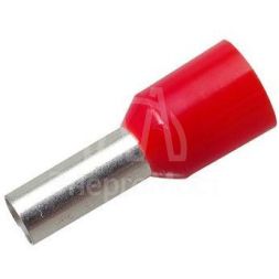 Наконечник штыревой втулочный изолир. (НШВИ F-12мм) 10кв.мм (СЕ100012red) красн. REXANT 08-0831