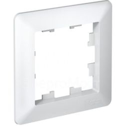 Рамка 1-м AtlasDesign Air бел./дым. бел. SE ATN220101