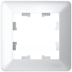 Рамка 1-м AtlasDesign Air бел./дым. бел. SE ATN220101