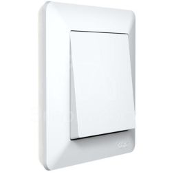 Рамка 1-м AtlasDesign Air бел./дым. бел. SE ATN220101