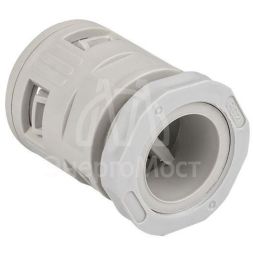 Коннектор для гофр. трубы 25мм (уп.25шт) Plast EKF kn-t-25