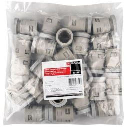Коннектор для гофр. трубы 25мм (уп.25шт) Plast EKF kn-t-25