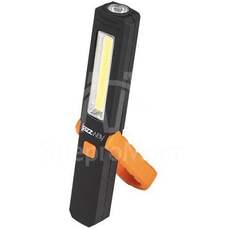 Фонарь многофункциональный WL3-L3W/L1W 3Вт COB IP20 180лм Soft-Touch покрытие крепление: прищепка/магнитн. держатель/крючок для подвешивания JazzWay 5023246