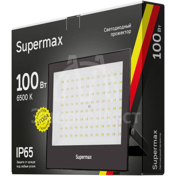 Прожектор светодиодный Supermax SPR 100Вт 6500К 10000лм IP65 КОСМОС S_PR_LED_100