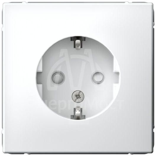 Розетка ArtGallery 16А с заземл. защ. шторки механизм бел. SE GAL000145