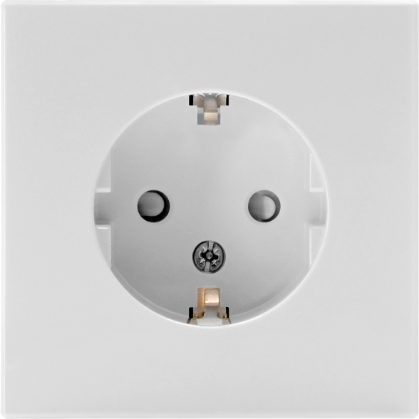 Розетка ArtGallery 16А с заземл. защ. шторки механизм бел. SE GAL000145