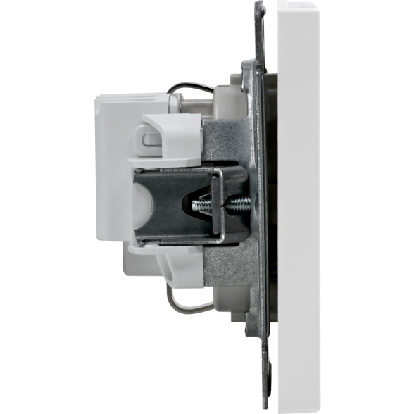 Розетка ArtGallery 16А с заземл. защ. шторки механизм бел. SE GAL000145