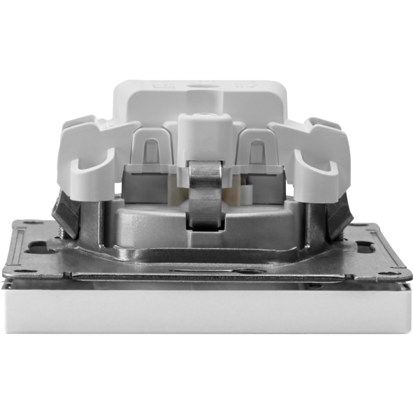 Розетка ArtGallery 16А с заземл. защ. шторки механизм бел. SE GAL000145