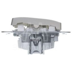 Выключатель 2-кл. СП Glossa 10А IP20 (сх. 5а) 10AX с подсветкой механизм платина SchE GSL001253