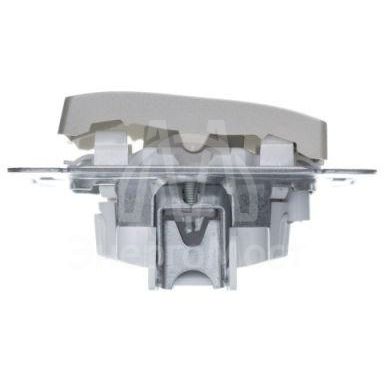 Выключатель 2-кл. СП Glossa 10А IP20 (сх. 5а) 10AX с подсветкой механизм платина SchE GSL001253