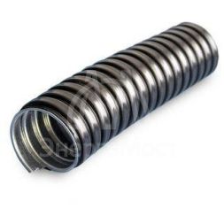 Металлорукав в ПВХ изоляции МРПИ НГ 32 d32мм без протяжки морозостойкий черн. УХЛ1 (уп.20м) ЗЭТАРУС zeta42315