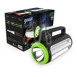 Фонарь-прожектор аккумуляторный 8Вт 500лм аккум. lead acid 1.5А.ч диммир. GAUSS GF603