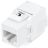 Вставка Keystone Jack RJ45 (8P8C) кат.5E KJ-RJ45-Cat.5e-180-Toolless 180град. без инструмента Toolless бел. Cabeus 7963c
