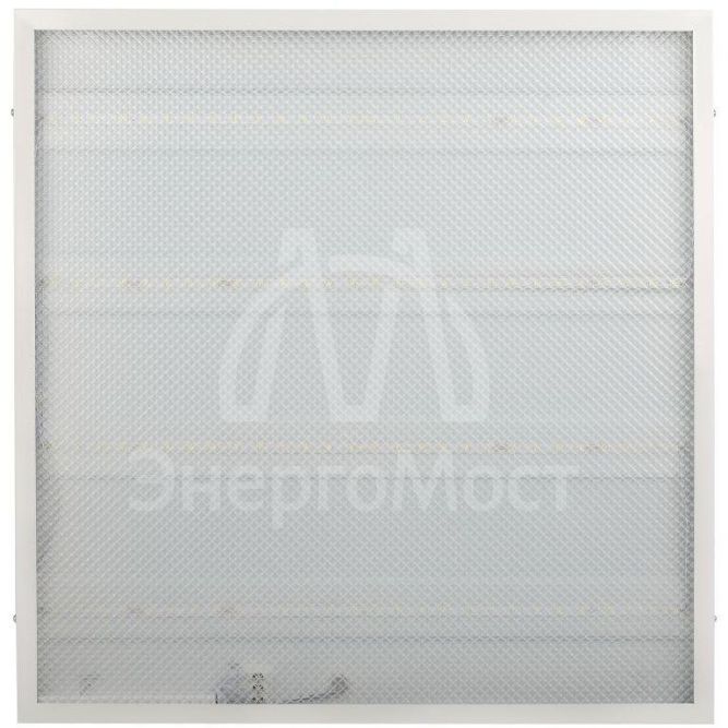 Светильник светодиодный 36Вт 6500К 3060Лм 595х595х19 с коннектором д/БАП призма SPO-6-36-6K-P-A ЭРА Б0047782