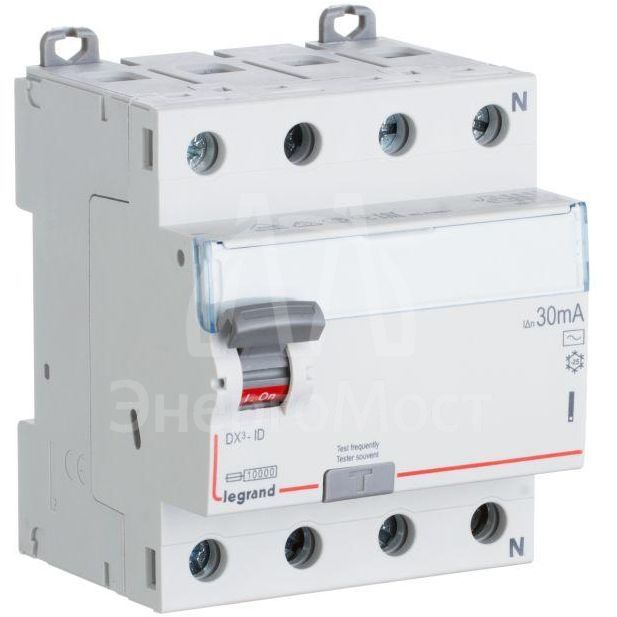 Выключатель диф. тока 4п 40А 30мА тип AC DX3 Leg 411703