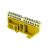 Шина нулевая N 6х9 14 отверстий желтый изолятор на DIN-рейку латунь PROxima EKF sn0-63-14-dz