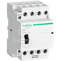 Контактор 4п City9 Set 4НО 63А AC 400В-230В SE C9C32463