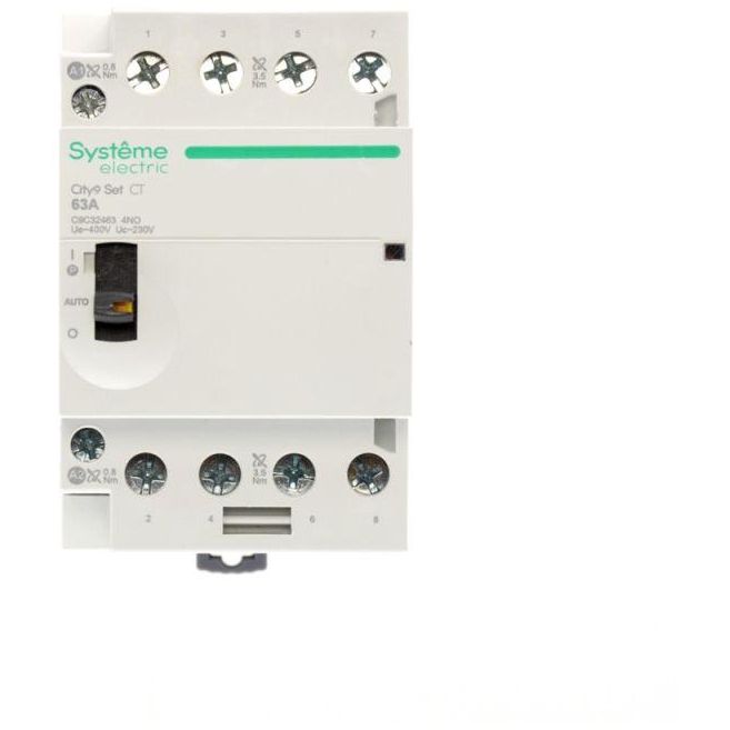 Контактор 4п City9 Set 4НО 63А AC 400В-230В SE C9C32463