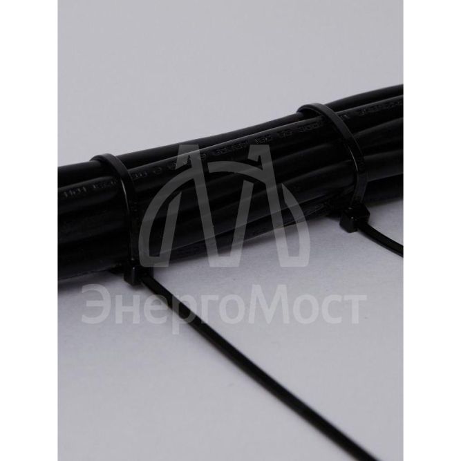 Хомут кабельный 3.6х350 нейл. черн. (уп.100шт) IEK UHH32-D036-350-100