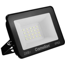 Прожектор светодиодный LFL-2004 C02 LED SMD 20Вт IP65 6500К 2000лм 230В 113х102х24 черн. Camelion 16330