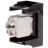 Розетка компьютерная 1-м 1мод. Viva RJ45 кат.5E экранир. черн. DKC 45248
