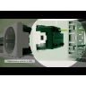 Розетка компьютерная 1-м 1мод. Viva RJ45 кат.5E экранир. черн. DKC 45248