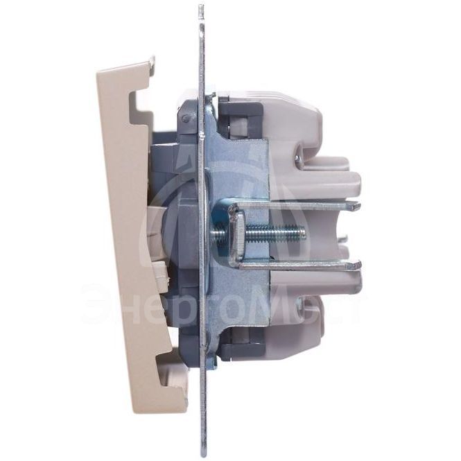 Механизм выключателя1кл. СП с индик. VESNA кремов. LEZARD 742-0388-111