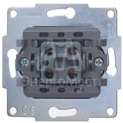 Механизм выключателя1кл. СП с индик. VESNA кремов. LEZARD 742-0388-111