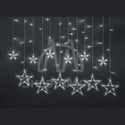 Гирлянда 93 680 NGF-D025-03 (бахрома звезды CW 138 2.5х0.6м IP20 TR) Navigator 93680
